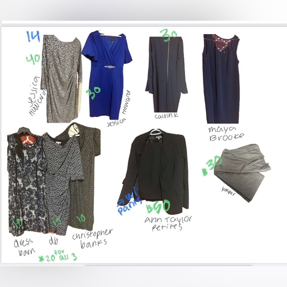 Size 14 CLOTHING business BUNDLE - Picture 1 of 8